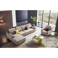 Multi Colors Fabric Corner Sofa With Chaise Lounges