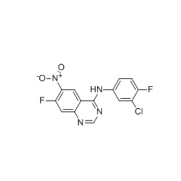 قوية EGFR/نوى مثبط أفاتينيب المتوسطة N-(3-Chloro-4-fluorophenyl)-7-fluoro-6-nitroquinazolin-4-amine 162012-67-1