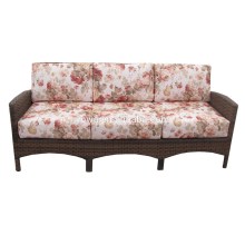 three seats sofa uv proof sofa wicker sofa