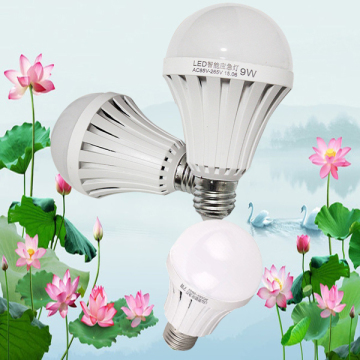 Hot selling rechargeable led emergency light 2200mAh emergency light led 7W 9W 12W led intelligent emergency bulb