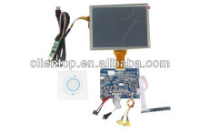 Lcd kits VGA +AV LCD driver board with cables and OSD board support EJ080NA-05A