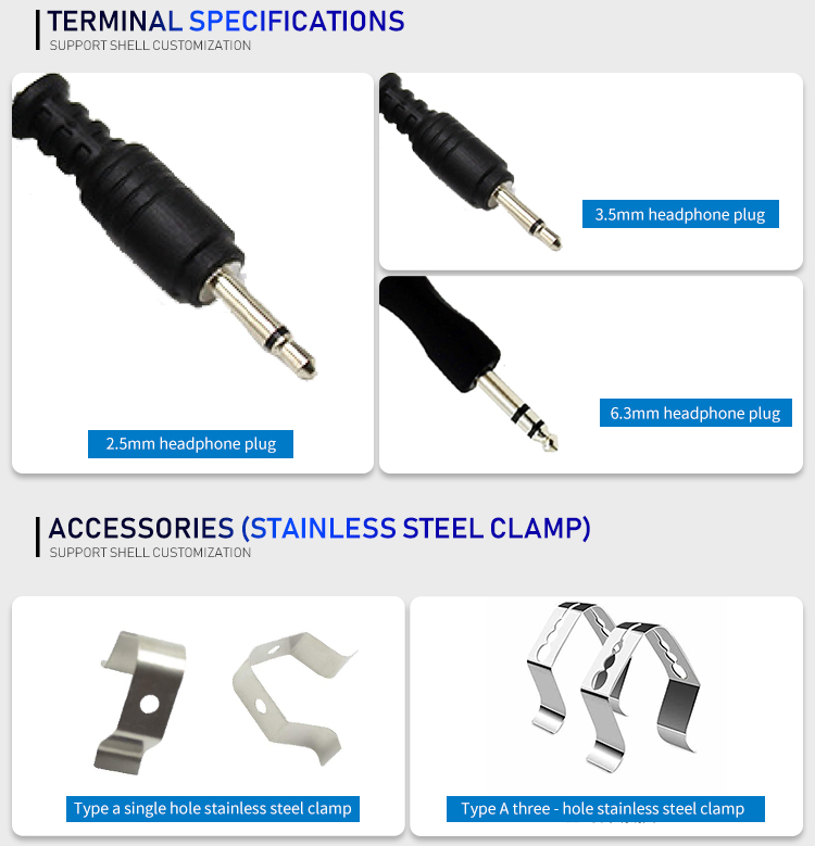 GTS300 304 stainless steel probe PT1000 medical device RTD sensor