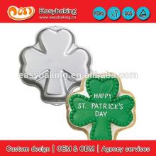 Heat-resistant shamrock cake bake aluminum mould