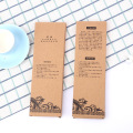 Recycled Kraft Paper Cumpsticks Kemasan Kotak Coklat