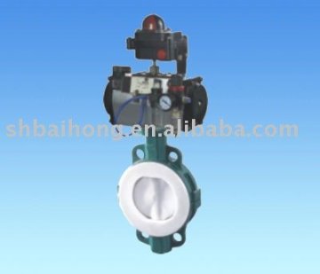PVDF Lined Butterfly Valve
