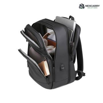 Large capacity multi compartment laptop bag, travel backpack
