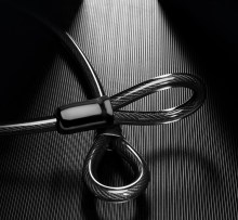 Double Looped Braided Steel Flex Lock Disc Lock