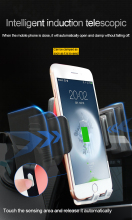 cd cell phone car mount with wireless charger