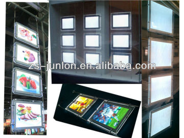 acrylic frame LED menu board display