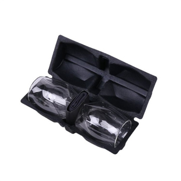 Wine glass bottle packaging wine glass liquor tray