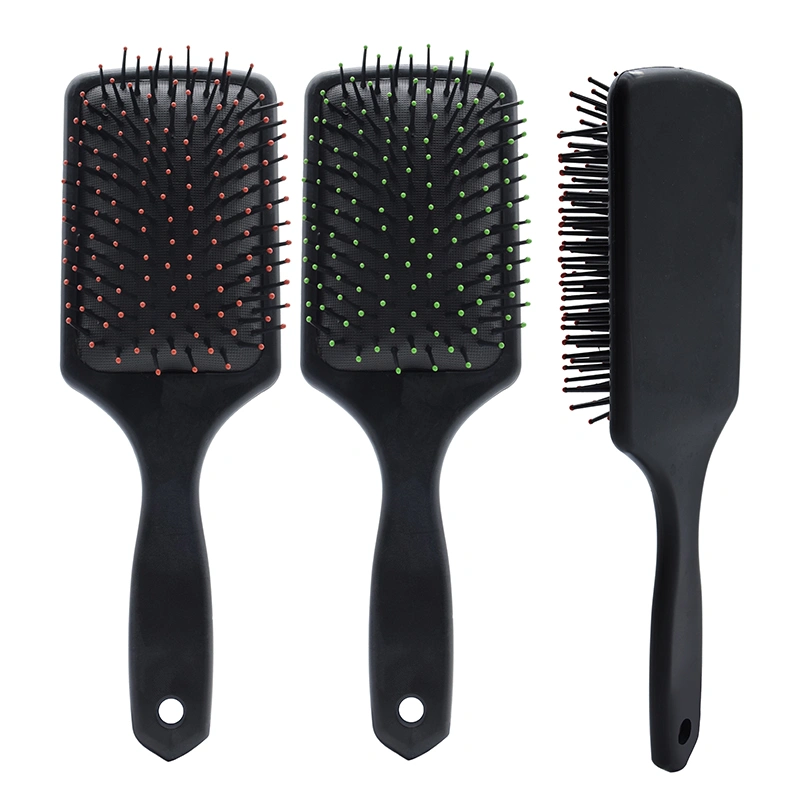 Professional Custom Logo Natural Wood Paddle Hair Brush