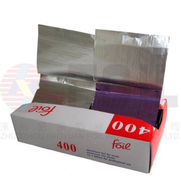 popup highlighting aluminum foil sheet color hair