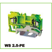 DIN Rail Mounted Spring Cage Terminal Blok 2.5mm2