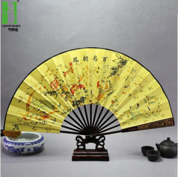 Antique decorative wall mount bamboo handmade fans