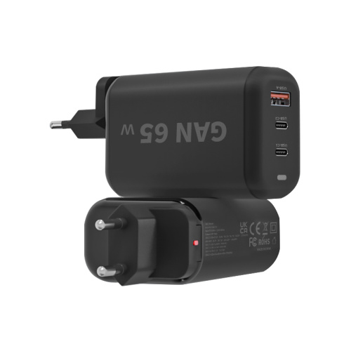 Гаряча продаж нової моделі PD 65 Вт Gan Wall Charger