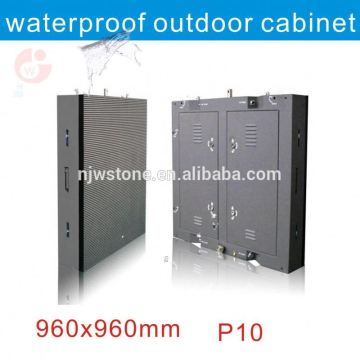 steel waterproof cabinet display p10 outdoorled display