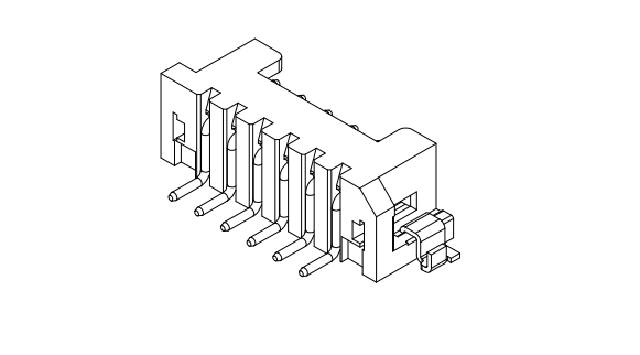 2.00mm pitch 90°Wafer Boss- SMT TYPE Connector Series