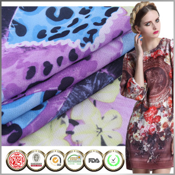 Top quality Digital printed Polyester digital printing on chiffon fabrics