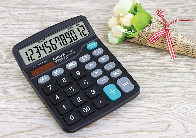 Wholesale cheap solar powered calculator 12 DIGIT Electronic calculator