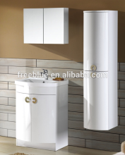 High gloss white Painting with round door design