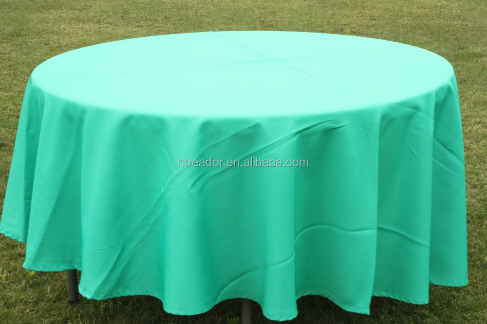 White Rectangular Polyester TableCloths