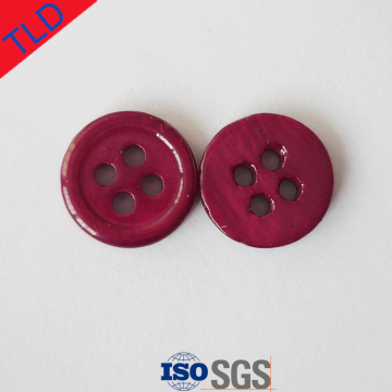 Square colored shirt shell buttons