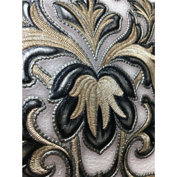 1.06m 3D Damask tapety PVC do dekoracji sypialni