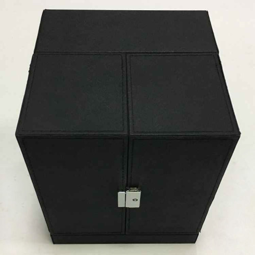 Verschiedene geformte maßgeschneiderte Leder -MDF -Teepaketbox