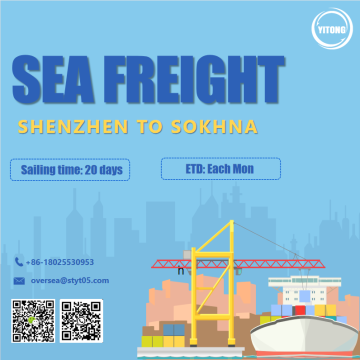 深ShenzhenからSokhnaまでの海の貨物