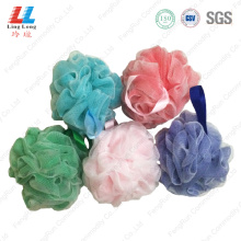 Double mesh deep color bath ball