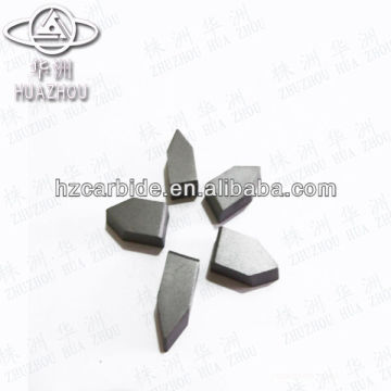 Tungsten carbide brazed tips