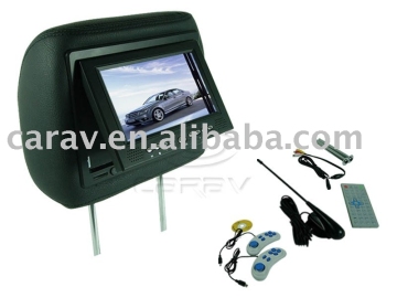 7"TFT LCD Headrest Car Touch screen DVD Player,car DVD player,car headrest