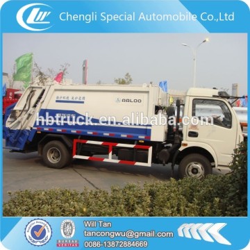 4x2 dongfeng compact garbage trucks