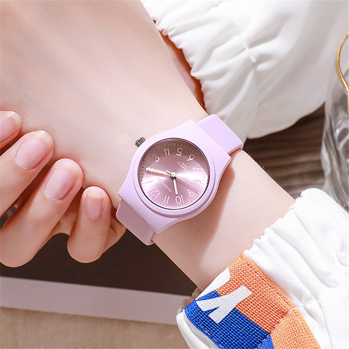 Silicone Riem Quartz horloges voor vrouwen en studenten