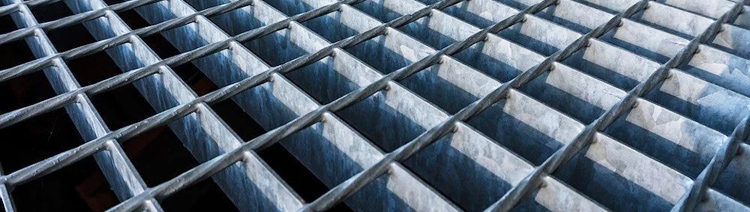 High strength walkway steel bar grating for stairs