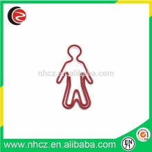 strange shape human paper clip low MOQ