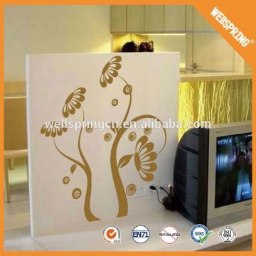 Popular in HK colorful vinyl flower wall sticker