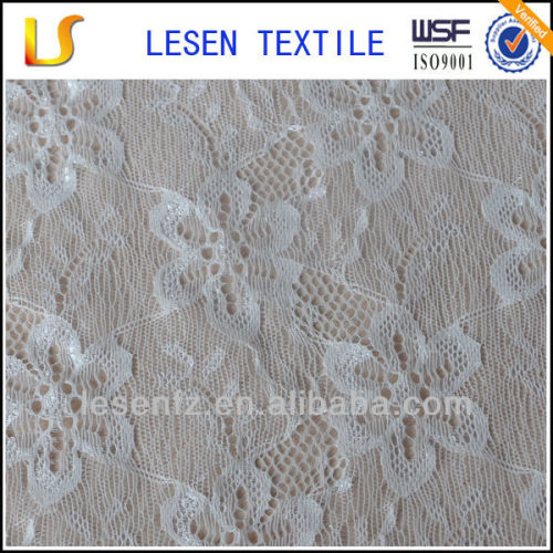 Lesen textile 86% nylon 14% spandex nylon spandex lace fabric