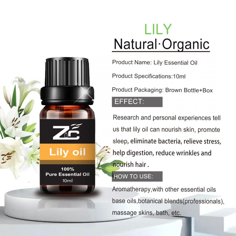 For Diffuser Lily Essential Oil Aromatherapy Ferfume OEM