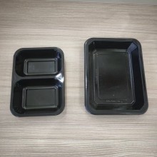 2 Compartment Pp Evoh Heat Sealing Tray