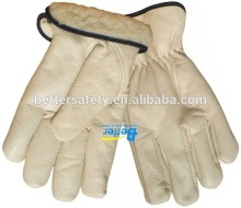 Keystone Thumb Cow Grain Leather glove Warm Lining, Driving Gloves