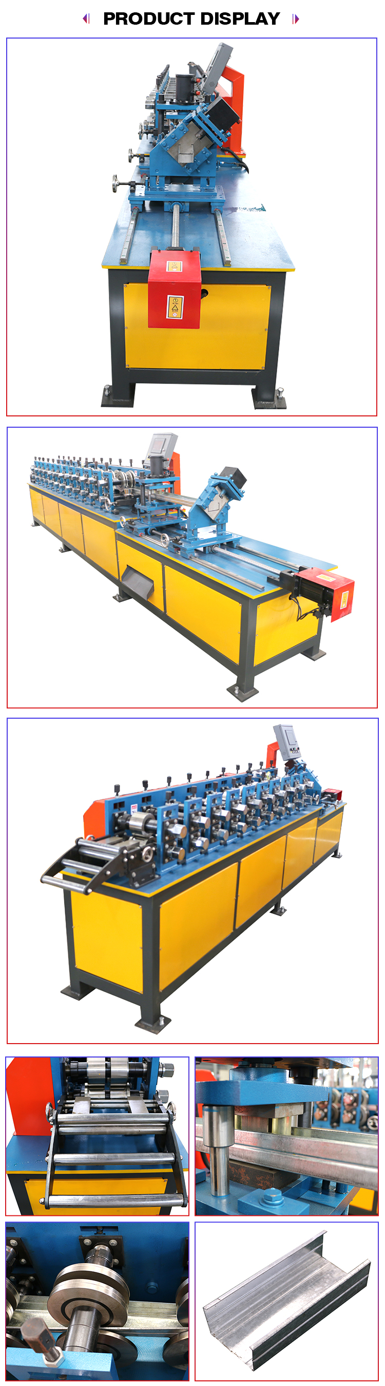 High Speed Automatic Light Steel Keel Roll Forming Machine Making Machine