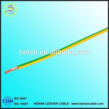 yellow-green earth wire