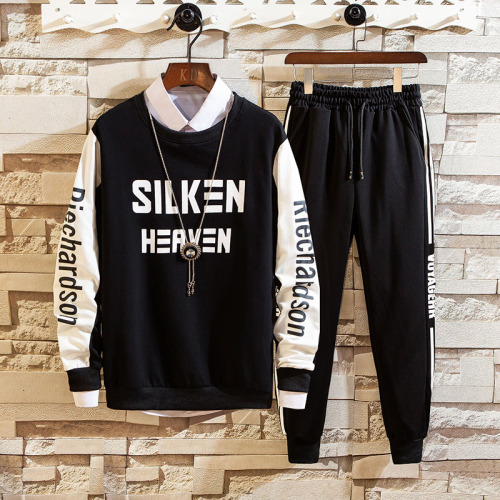 Custom Design Herren Polyester Kapuze Sweatshirt Anzug