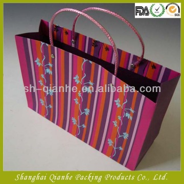 Brand shopping paper bags packaging,gift paper bag