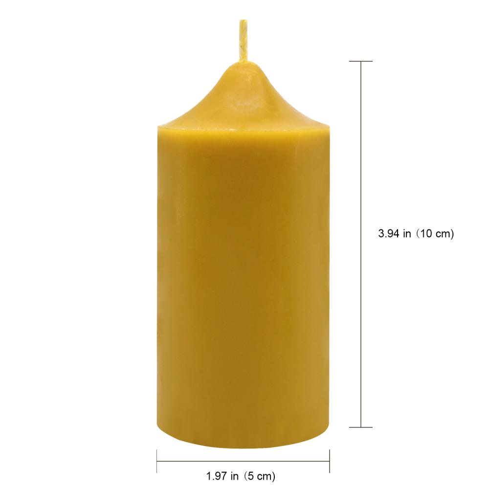 Wholesale Medium Pillar Beeswax Candle
