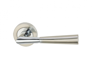 Door Hardware Accessory, Zinc Alloy Door Lever Handle on Rosette