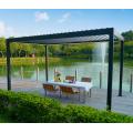 Regenfisch Pergola Aluminium motorisierte Pergola -Baldachin