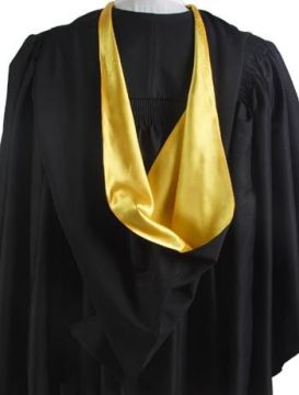 UK Gold Academic Hoods for Bachelors