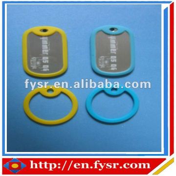 silicone dog tag pet dog tag silencer in silicone